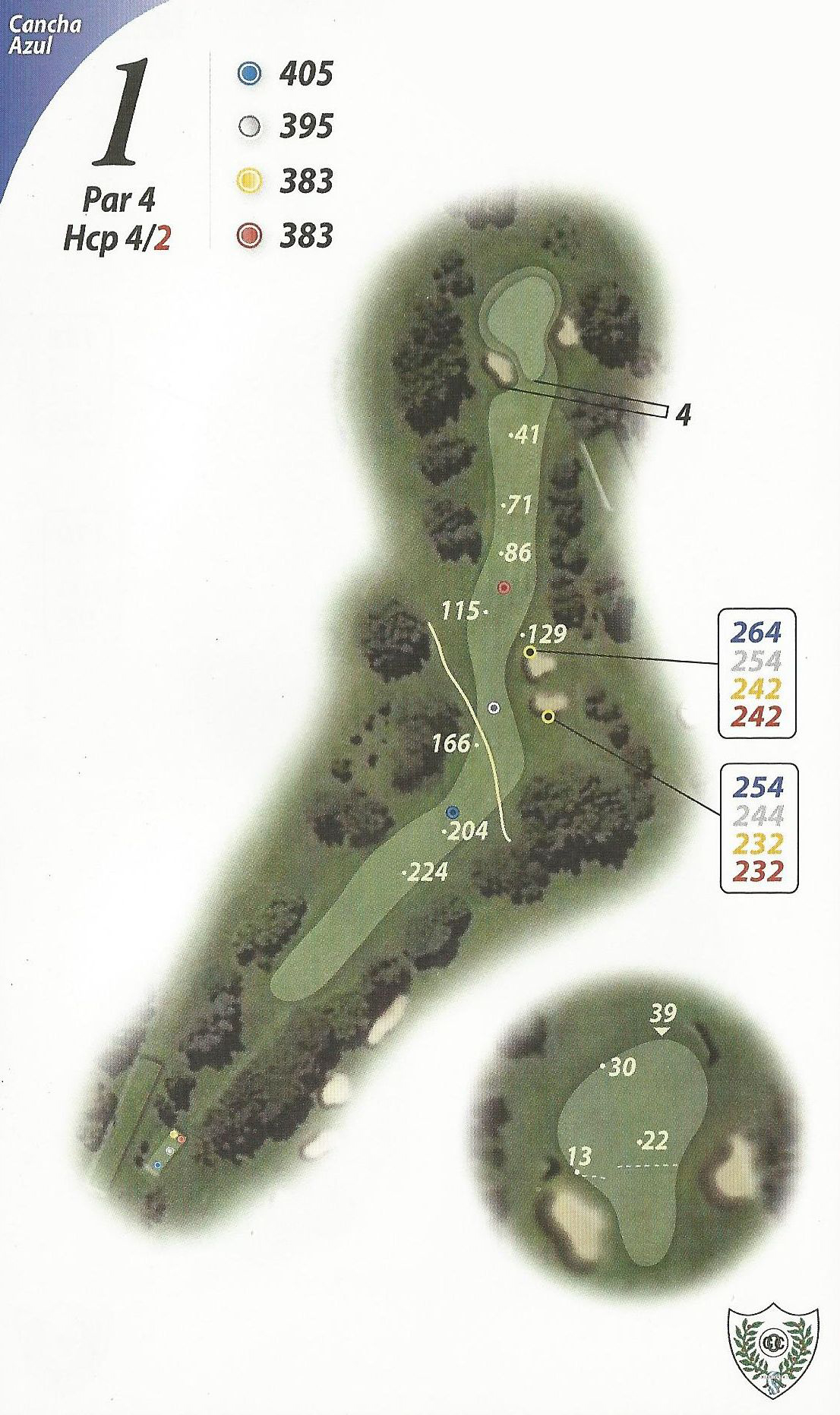 Hole 1 (Blue)