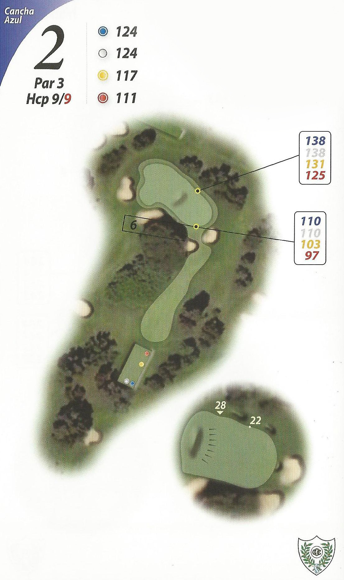 Hole 2 (Blue)