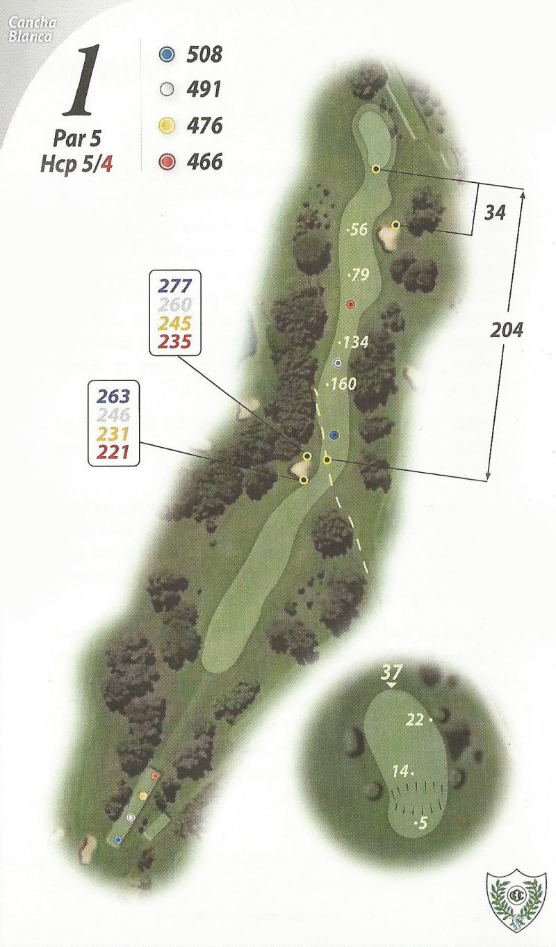 Hole 1 (White)